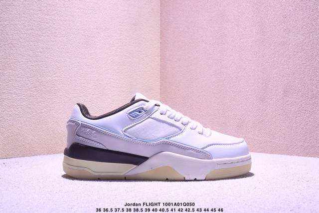真标Who Decides War X Nike Jordan Flight Court Ate 搭防滑耐磨 低帮 耐克复古篮球鞋 货号:Ib8858-141