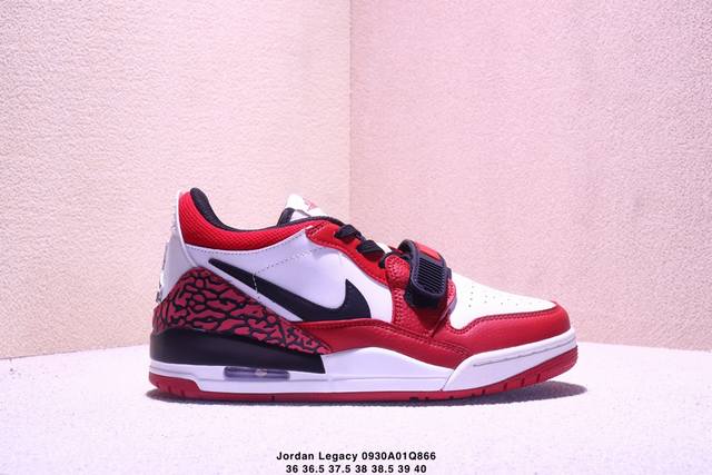 耐克Nike Air Jordan Legacy 312 Low”White pine Green“乔丹最强三合一混合版本低帮文化休闲运动篮球鞋 货号:Fj72