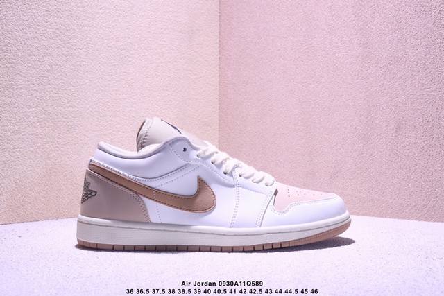 Jordan Air Jordan 1 舒适简约 低帮 复古篮球鞋 设计灵感 ：Air Jordan 1 Low于1985年首次推出，其设计灵感源自元年款Air