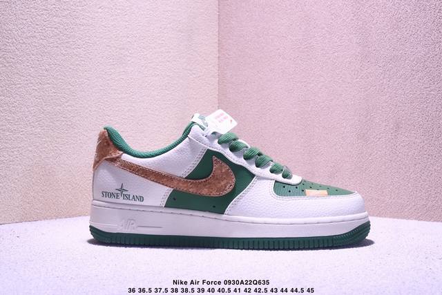 海外爆款限量发售！高端定制Nike Air Force 1 '07 Low “Superme联名------ 米白迷彩红蓝钩” Nike印花 高端定制 低帮休闲