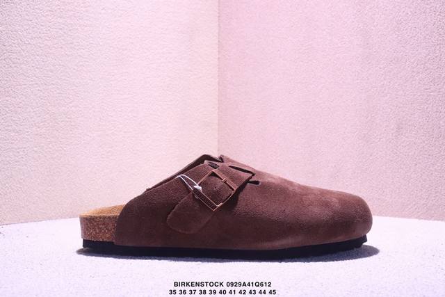 Birkenstock 勃肯 半托 皮面广东原产 尺码：35 36 37 38 39 40 41 42 43 44 45 Xm0929Q612