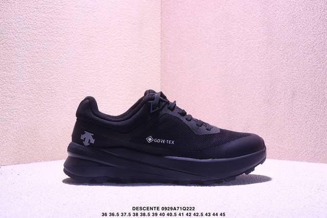 迪桑特Descente Gore-Tex 时尚 舒适 百搭 防滑耐磨 低帮 生活休闲鞋 男女款 Xm0929Q222