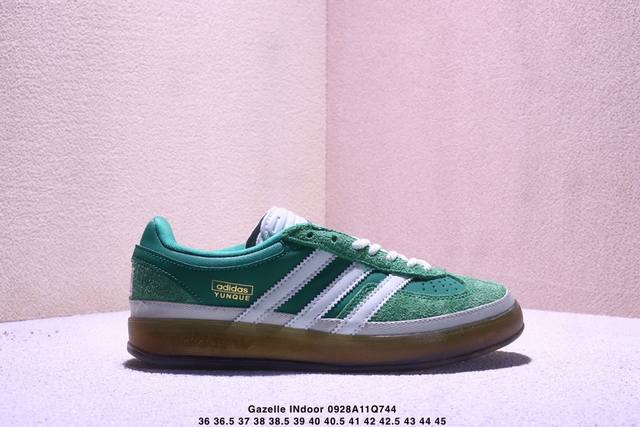 Bad Bunny Adidas Originals Gazelle Indoor 三叶草休闲防滑耐磨低帮板鞋 货号:Js5055 尺码：36-45 半 Xm0