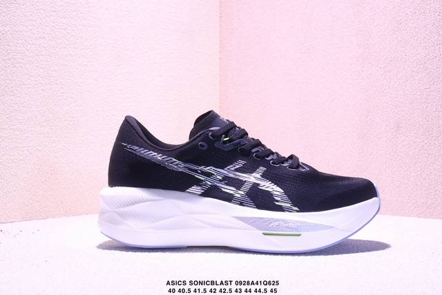 公司级Asics Sonicblast 亚瑟士 轻量透气缓震休闲低帮系带运动跑步鞋 货号:1012B862-001 尺码:40-45 Xm0928Q625