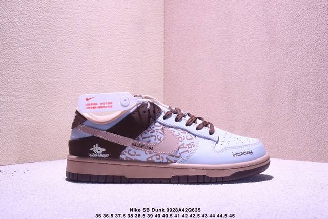 海外爆款限量发售！Nike Sb Dunk Low “Supreme联名 Nike米蓝勾” 高端定制 低帮休闲板鞋 定制鞋盒 大厂纯原品质出货 超高清洁度 皮料