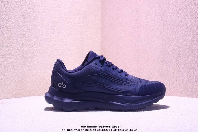 公司级Alo Yoga Alo Runner 舒适百搭 网布减震透气支撑耐磨低帮 休闲城市通勤训练跑步鞋 货号:A0590U 尺码:36 36.5 37.5 3