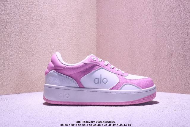 Alo Recovery Mode Yoga 易梦玲 Jisoo智秀同款小白鞋 等多位明星同款上脚 主打各大平台外贸主推 佛山大厂采购原材料多处细节一步到位 一