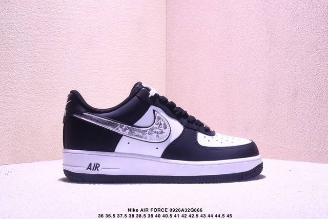 耐克Nike Air Force 1‘07 空军一号低帮百搭休闲运动板鞋。柔软、弹性十足的缓震性能和出色的中底设计，横跨复古与现代的外型结合，造就出风靡全球三十
