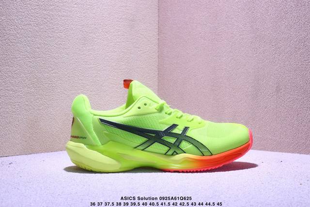Asics 亚瑟士 原档案数据开发楦型纸版，采用密实网眼编织物材质，升级Flytefoam propel加厚中底缓震物料，外置防滑耐磨橡胶大底日本专业跑鞋品牌-
