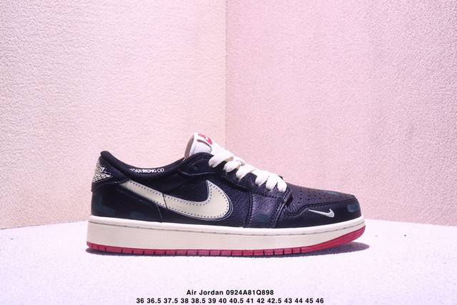 公司级Nike Air Jordan 1 Retro Low Og 耐克 Aj1乔1低帮休闲板鞋 同步官方配色 升级原楦原档案数据开发纸版楦型 采用同源纳帕头层