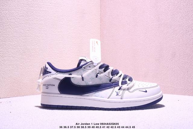 海外爆款限量发售！公司级 Travis Scott X Fragment Design X Jordan Air Jordan 1 Low Og Sp Lv联名