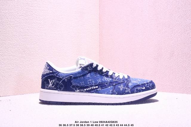 海外爆款限量发售！高端定制 Travis Scott X Fragment Design X Jordan Air Jordan 1 Low Og Sp “路易