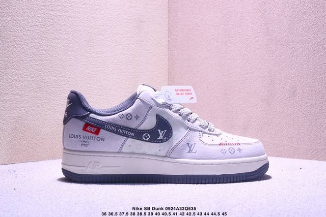 海外爆款限量发售！Nike Sb Dunk Low“Lv联名 黑底印花” 周年高端定制 低帮休闲板鞋 定制鞋盒 大厂纯原品质出货 超高清洁度 皮料切割干净无任何