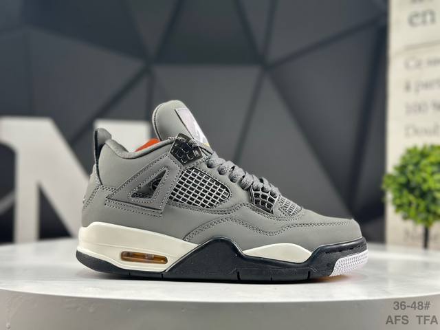 耐克 Air Jordan Aj4 Retro 全套原纸板楦头开发 原厂特供皮料加持 确保原汁原味 完美呈现四代版型 一比一鞋头弧度高度鞋身弧度 数据细节工艺流