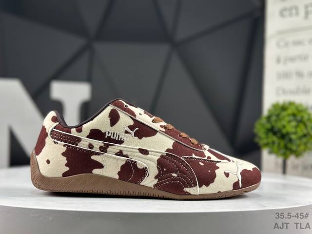 彪马 puma Speedcat Og彪马 防滑耐磨生活休闲 运动鞋 极速赛车系列 复古运动休闲跑鞋 充正版本 鞋面设计轻量透气 提供了舒适性和穿着感受 柔软内