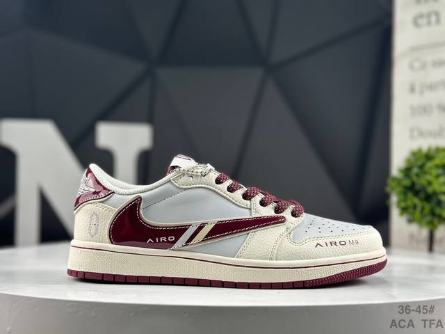 海外爆款限量发售！耐克 Travis Scott X Fragment Design X Jordan Air Jordan 1 Low Og Sp “问界联名