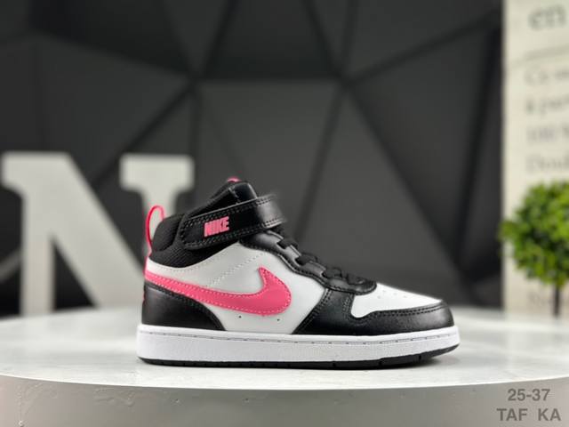 精品童鞋 耐克 Nike Court Borough Low 2 学院系列高帮休闲童鞋运动皮革板鞋 Cd7783 101 码数 如图所示 Taf Ka