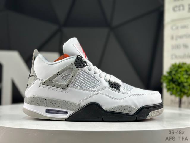 公司级带半码 耐克 Nigel Sylvester X Air Jordan 4 Og Aj4乔4 联名款文化篮球鞋 货号：840606 192 尺码：如图所示