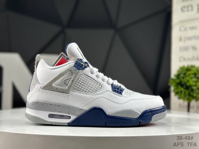 公司级带半码 耐克 Nigel Sylvester X Air Jordan 4 Og Aj4乔4 联名款文化篮球鞋 货号：Dh6927 140 尺码：如图所示
