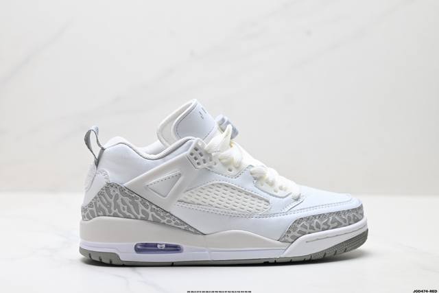 公司级Nike Air Jordan Spizike Low 耐克 舒适百搭 防滑耐磨 低帮 复古篮球鞋 完美鞋型打造 内原厂气垫 全新设计立体压纹原盒包装 货