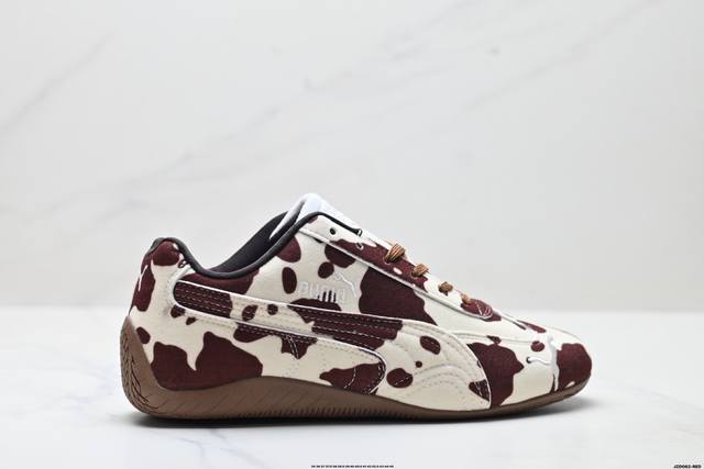 公司级彪马puma Speedcat Wild 复古低帮奶牛豹纹休闲鞋赛车鞋 复古鞋型+野性豹纹的组合，出街绝对吸睛，搭配牛仔裤、工装裙都能玩出“小众高级感”。
