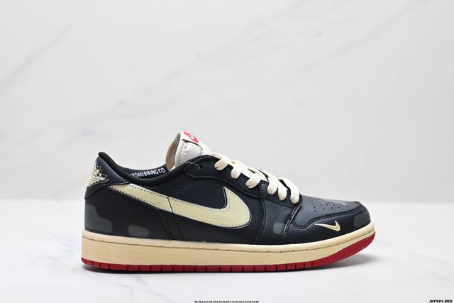 公司级Nike Air Jordan 1 Retro Low Og 耐克 Aj1乔1低帮休闲板鞋 同步官方配色 升级原楦原档案数据开发纸版楦型 采用同源纳帕头层