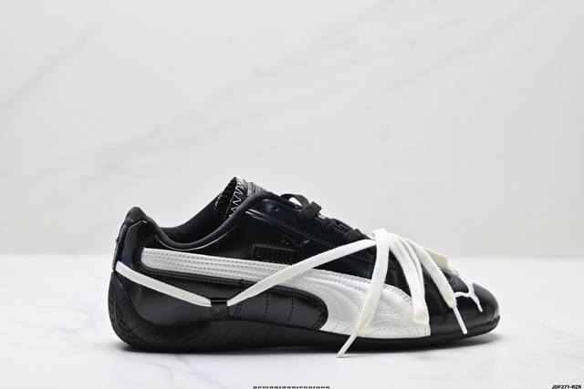 真标Rose X puma Speedcat Og 彪马 双鞋带 防滑耐磨生活休闲 运动鞋 官方货号:404391-01 尺码:36 37 37.5 38 38