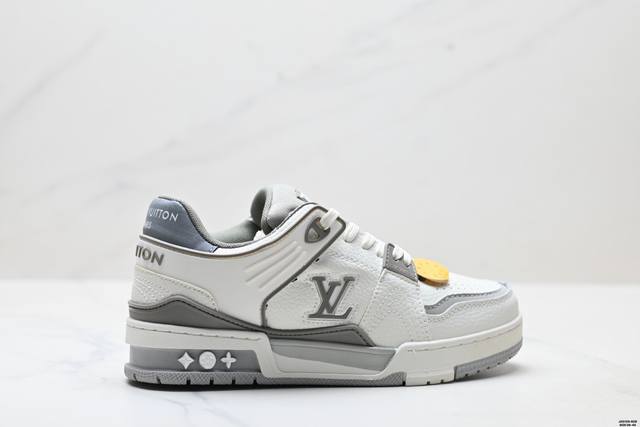真标Louis Vuitton Trainer Sneaker Low 全新 Lv 路易威登 休闲运动文化百搭板鞋 尺码:36-45 Id:Jzd129-Rzr