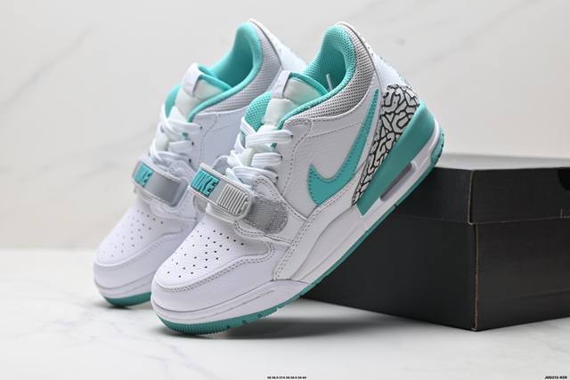 特价 公司级耐克Nike Air Jordan Legacy 312 Low”White pine Green“乔丹最强三合一混合版本低帮文化休闲运动篮球鞋 货