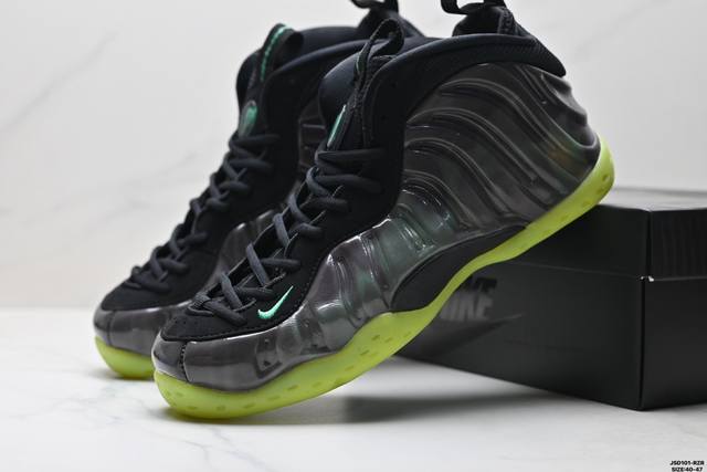 公司级Nike Air Foamposite pro 耐克 喷泡 中帮 复古篮球鞋 纯胶透明橡胶大底超强止滑 原楦纸板开发 鞋身流线型 原厂高强度抗扭定型后跟