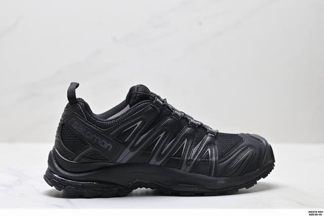 特价 公司级Salomon萨洛蒙 Xa pro 3D户外越野跑鞋 鞋面采用Sensifit贴合技术 全方位贴合包裹脚型 鞋跟部鞋底牵引设计 提供强大的抓地性能