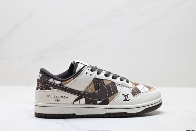 公司级Nike Dunk Low Retro ‘Diy高端定制’耐克 低帮休闲运动板鞋 原装头层材料 用料绝不含糊 独家版型蒸餾加工帶來的是更好的视觉和脚感体验