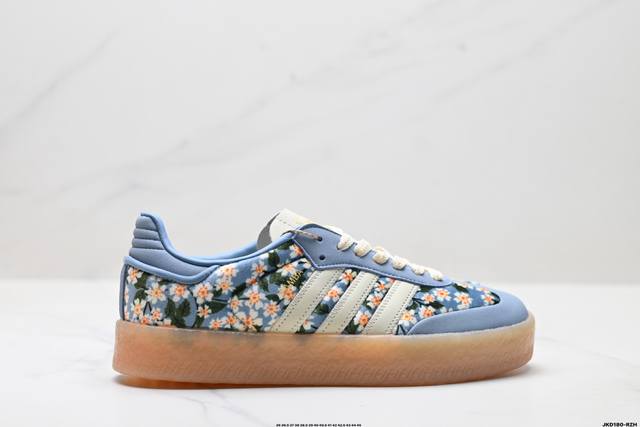公司级Adidas Originals Samba Xlg 桑巴舞系列阿迪达斯 三叶草 绅士德训足球风百搭低帮休闲运动板鞋 货号:Jq6046 尺码:36 36