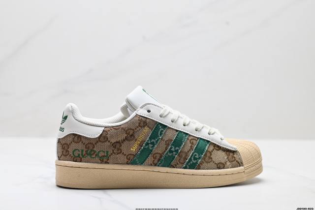 公司级Adidas Originals Superstar 阿迪达斯 三叶草 贝壳头’Diy’系列低帮经典百搭休闲运动板鞋 货号:Bz6897 尺码:36 36