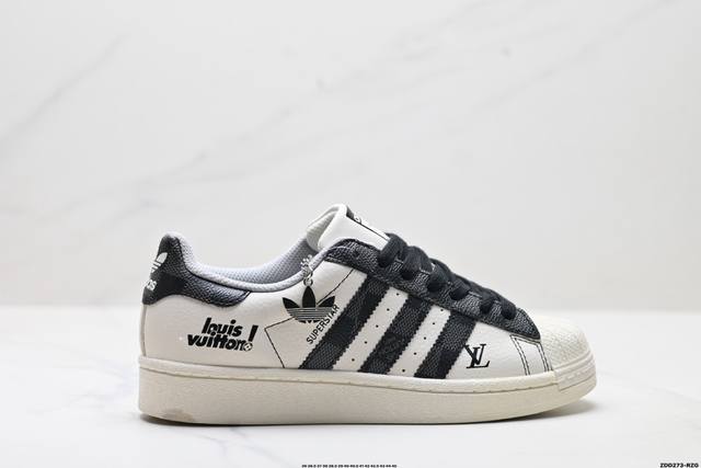 公司级Adidas Originals Superstar 阿迪达斯 三叶草 贝壳头’Diy’系列低帮经典百搭休闲运动板鞋 原装头层材料 用料绝不含糊 独家版型