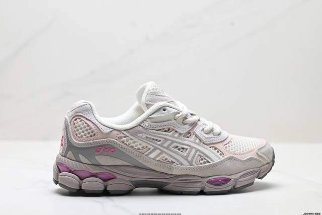 公司级Asics Gel-Nyc 亚瑟士 透气网眼鞋面 配合部分合成革材质 采用全新Ahar+橡胶材质 更加耐磨 货号:1203A372-100 尺码:36 3