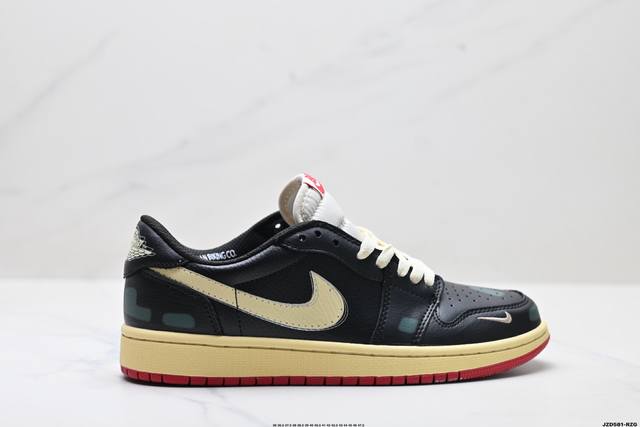 真标Nike Air Jordan 1 Retro Low Og 耐克 Aj1乔1低帮休闲板鞋 官方货号:Ib8958-001 尺码:36 36.5 37.5