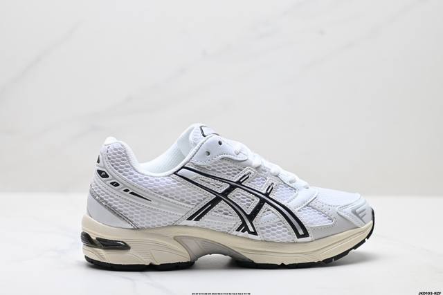 公司级Asics Gel-1130 亚瑟士新款跑鞋 复古减震透气运动休闲鞋 货号:1201A256-118 尺码:36 37 37.5 38 39 39.5 4