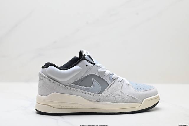 公司级Nike Air Jordan Stadium 90 耐克 缓震防滑休闲运动板鞋 充满了对Tinkerhathield 原创设计的致敬 包括中足网状面板