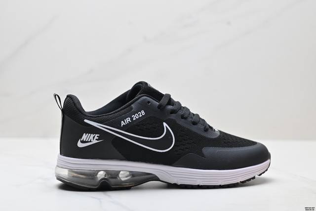 真标Nike Air Max 2028 耐克 气垫跑鞋 鞋身大面积采用了网眼材质为主 并且后跟部分还带有反勾Swoosh点缀 设计感十足 货号:Cj1677-0