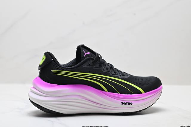 公司级puma Magmax Nitro 彪马 缓震训练跑鞋透气 舒适防滑耐磨 低帮 休闲跑步鞋 货号:310089-07 尺码:36 37 37.5 38 3