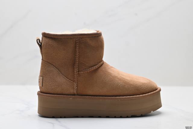 公司级纯原 Ugg 周冬雨3Cm厚底迷你短靴 Ugg 秋冬新款 女士经典迷你厚底短筒靴宋妍霏周冬雨明星同款 Id:Zzd572-Rzk