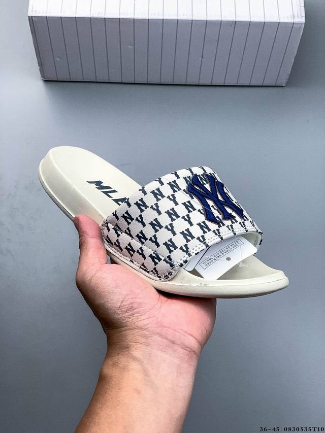 美国榄洋球基队限定 X 韩限国定Mlb Baseball League Slippers 百搭潮流休闲运动拖鞋 0830535T10