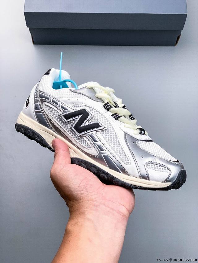 New Balance 新百伦204 系列 复古休闲运动百搭老爹跑步鞋 #采用猪巴革组合网织鞋面材质 #3层组合底模精密开发 #中底嵌入碳板缓震及后跟嵌入Tpu