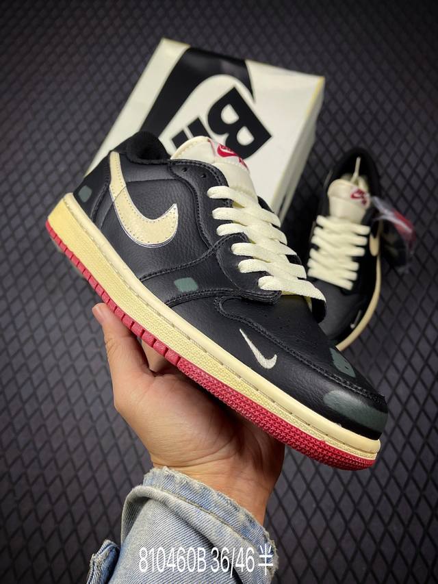B Nigel Sylvester X Jordan Air Jordan 1 Low Og Nitro Better With Time 舒适百搭 防滑耐磨