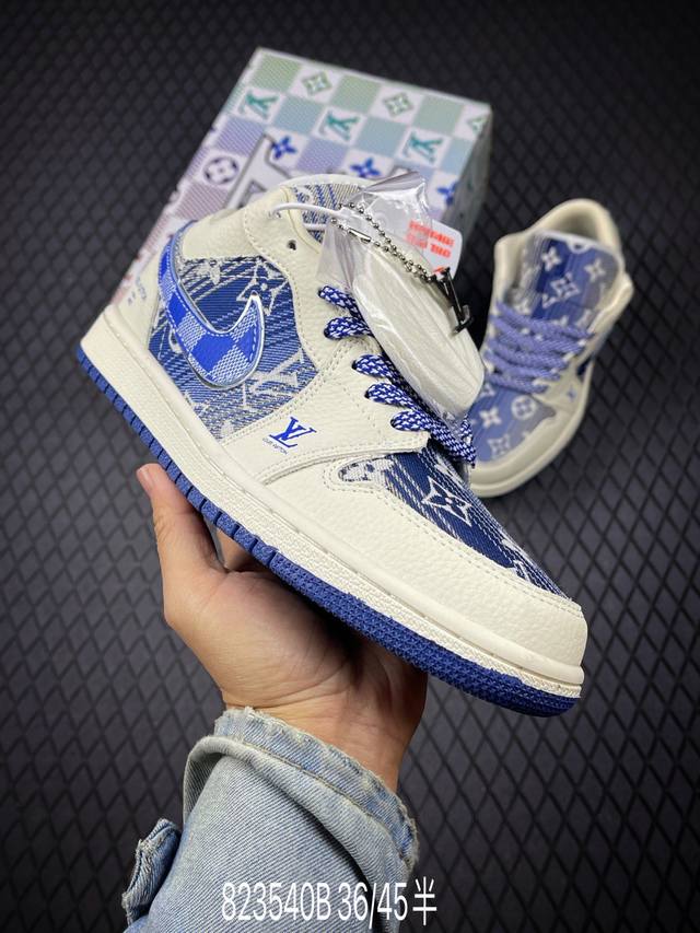 B 公司级Nike Air Jordan 1 Low Aj1乔1低帮休闲板鞋 同步官方配色 市场唯一独家头层皮打造 原鞋原档案开发 原厂皮料 原档冲孔鞋头 正确