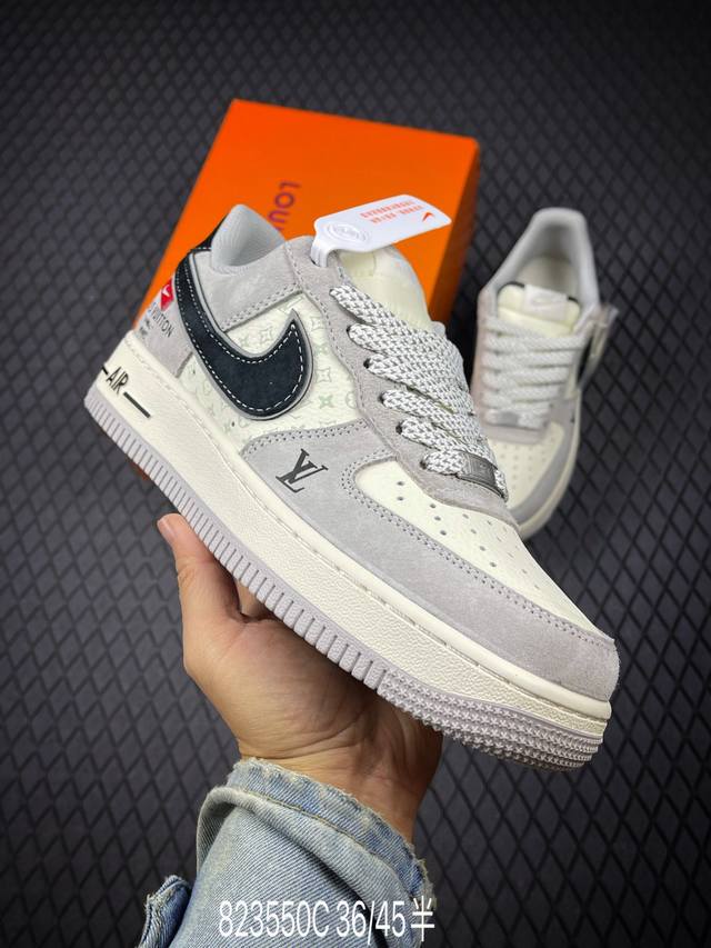 C 公司级Nike Air Force 1‘07 Lv8 原楦头原纸板 打造纯正低帮空军版型 专注外贸渠道 全掌内置蜂窝气垫 原盒配件 原厂中底钢印、拉帮完美