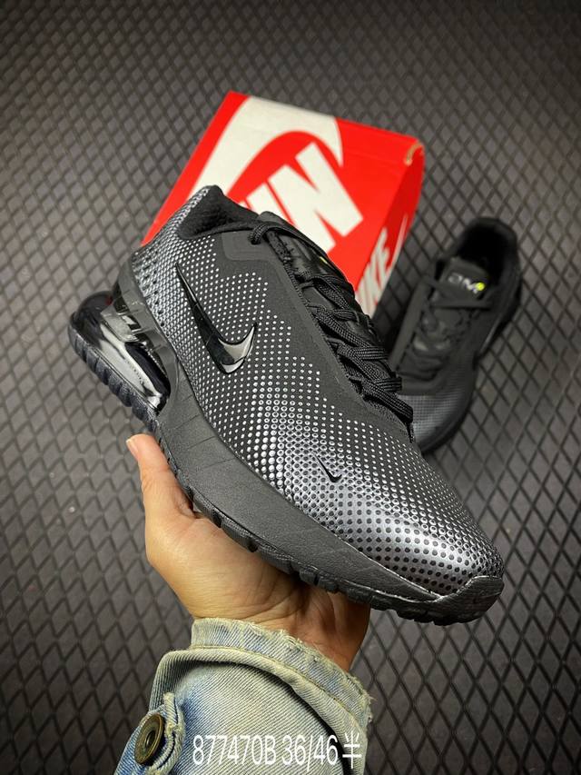 B 公司级Nike Air Max phoenix 百搭舒适耐磨 低帮跑步鞋 织物与合成材质组合鞋面，缔造轻盈透气的贴合体验；橡胶外底镂空设计和轻盈后跟夹有助减