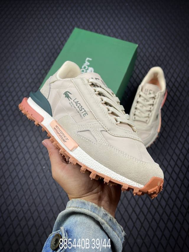 B 公司级Lacoste法国鳄鱼 Elite Active 时尚百搭 低帮 生活休闲鞋 尺码:39-45 编码：885440B