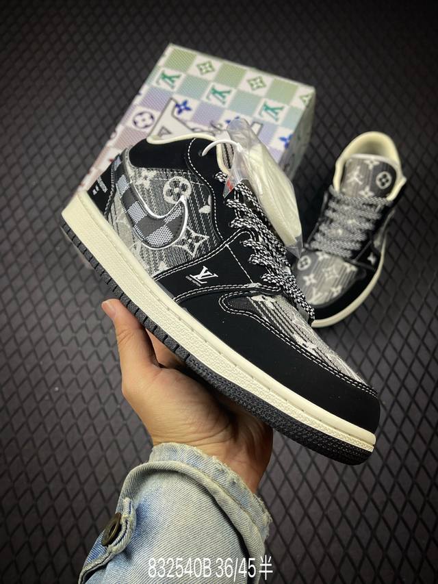 B 公司级Nike Air Jordan 1 Low Aj1乔1低帮休闲板鞋 同步官方配色 市场唯一独家头层皮打造 原鞋原档案开发 原厂皮料 原档冲孔鞋头 正确
